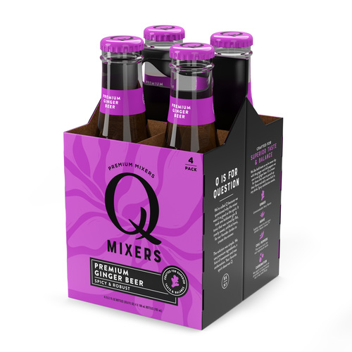 Zoom to enlarge the Q Drinks • Ginger Beer Glass 6.7oz 4pk