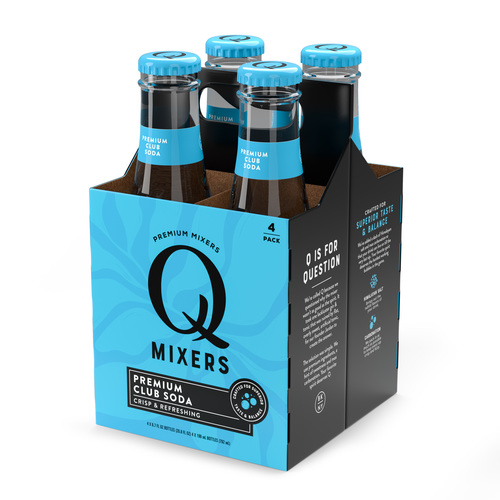 Zoom to enlarge the Q Drinks &bull; Club Soda Glass 6.7oz 4pk