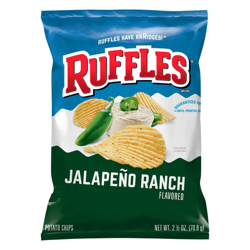 Zoom to enlarge the Frito Lay &bull; Ruffles Jalapeno Ranch Potato Chips