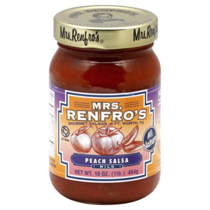 Zoom to enlarge the Mrs Renfros Peach Salsa