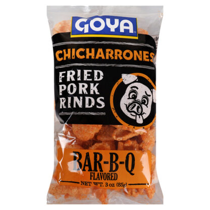 Zoom to enlarge the Goya Chicharrones Fried Pork Rinds • BBQ