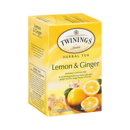 Zoom to enlarge the Twinings Of London Lemon Ginger Herbal Tea Bags