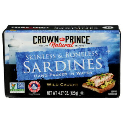 Zoom to enlarge the Crown Prince Sardine • Boneless Skinless In Water