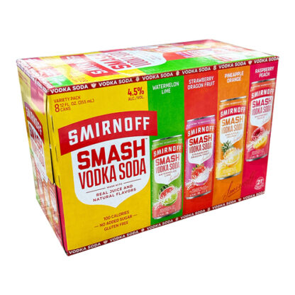 Zoom to enlarge the Smirnoff Smash Vodka Soda • Variety Pack 8pk-12oz