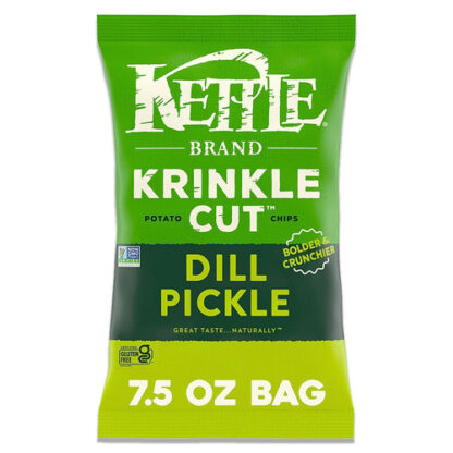 Zoom to enlarge the Kettle Potato Chips • Dill Pickle Krinkle Cut