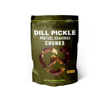 Zoom to enlarge the Dakota Style Pretzels Kravings Chunks • Dill Pickle
