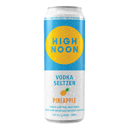 Zoom to enlarge the High Noon Pineapple Vodka Hard Seltzer 700ml Can