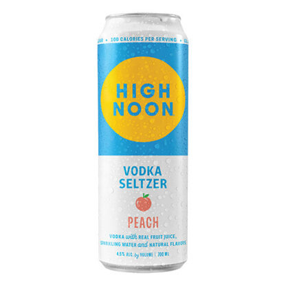 Zoom to enlarge the High Noon Peach Vodka Hard Seltzer 700ml Can