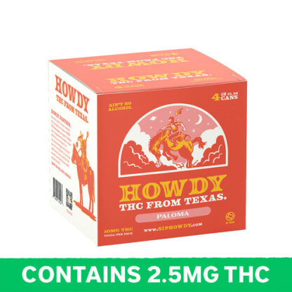 Zoom to enlarge the Howdy Paloma Hemp Derived Seltzer 2.5mg