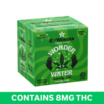 Zoom to enlarge the 8th Wonder Wonder Water Herbacious Lime Hemp Derived Seltzer 8mg