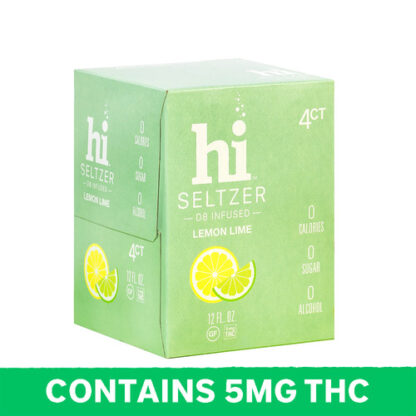 Zoom to enlarge the Hi Lemon Lime Hemp Derived Seltzer 5mg