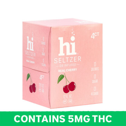 Zoom to enlarge the Hi Real Cherry Hemp Derived Seltzer 5mg