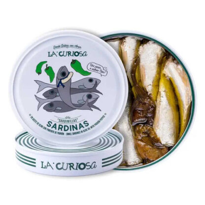 Zoom to enlarge the La Curiosa • Sardines In Olive Oil With Padron Pepper