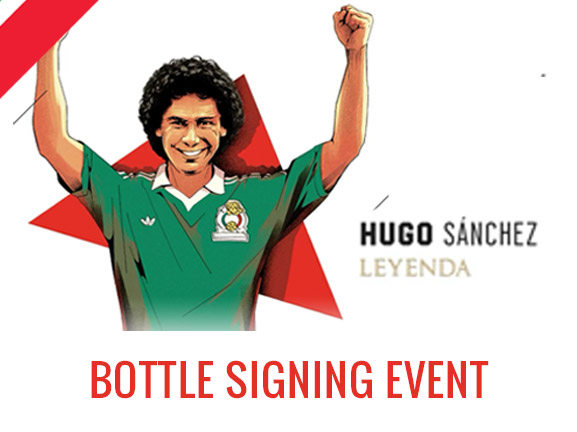 Gran Centenario Tequila Bottle Signing with Hugo Sánchez