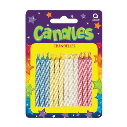 Zoom to enlarge the Birthday Candles • Spiral Multi Color