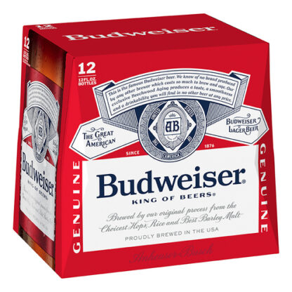 Zoom to enlarge the Budweiser • 12pk Bottles