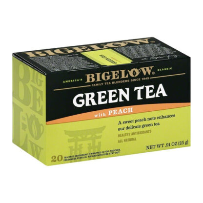 Zoom to enlarge the Bigelow Tea • Green With Peach