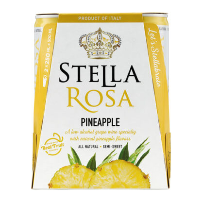 Zoom to enlarge the Stella Rosa Pineapple Semi-sweet White Wine 2pk Can