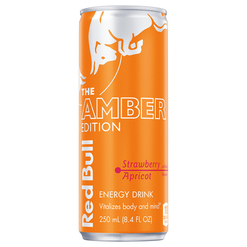 Zoom to enlarge the Red Bull &bull; Amber Strawberry Apricot 8.4 oz