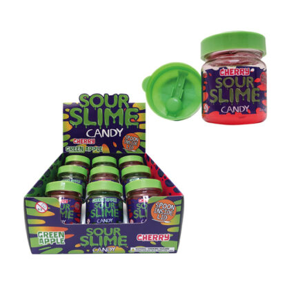 Zoom to enlarge the Slime Sour Candy • Green Apple & Cherry W Spoon