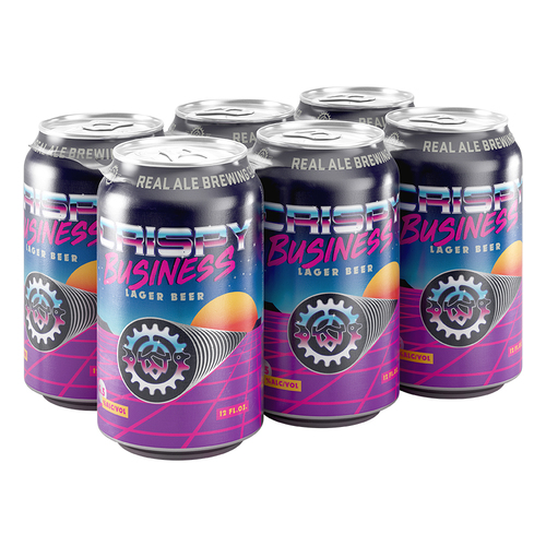 Zoom to enlarge the Real Ale Crispy Business Lager &bull; Cans