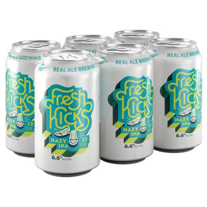 Zoom to enlarge the Real Ale Fresh Kicks Hazy IPA • Cans