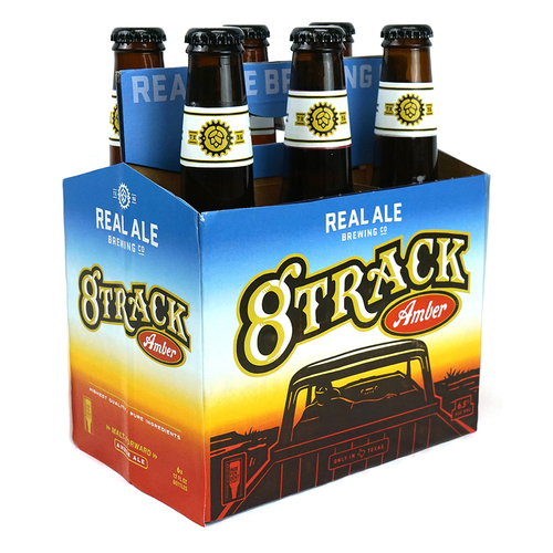 Zoom to enlarge the Real Ale Eight Track Amber &bull; 6pk Bottle