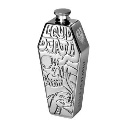 Zoom to enlarge the Liquid Death Flasket • Ss Flask With Funnel