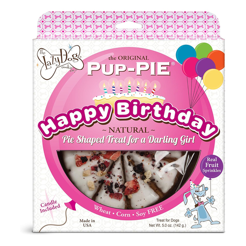 Zoom to enlarge the Lazy Dog Pup-pie • Happy Birthday