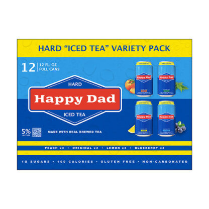 Zoom to enlarge the Happy Dad Hard Tea Variety Pack • 12pk Can