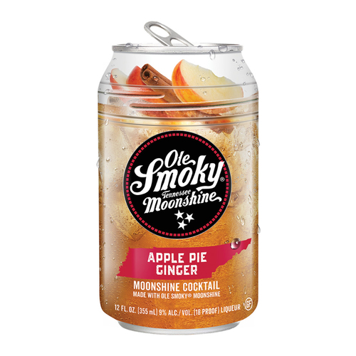 Zoom to enlarge the Ole Smoky Cocktails &bull; Apple Pie Ginger 4pk-12oz
