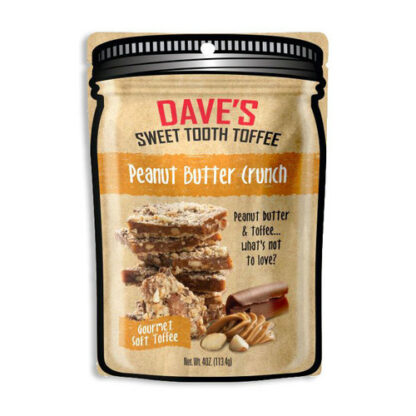 Zoom to enlarge the Holiday • Daves Sweet Tooth Toffee Pouch Peanut Butter