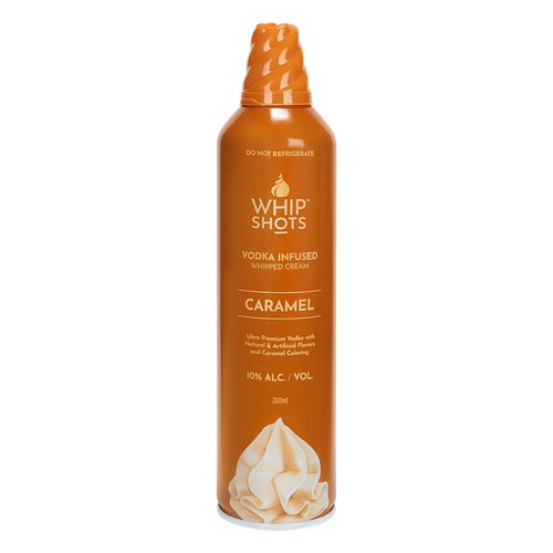 Zoom to enlarge the Whip Shots Vodka Infused Whipped Cream • Caramel