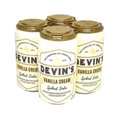 Zoom to enlarge the Devin’s Spiked Vanilla Cream Soda 4pk