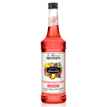 Zoom to enlarge the Monin Strawberry Ginger Lemonade Cocktail Mixer