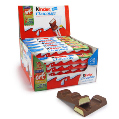 Zoom to enlarge the Kinder Medium Milk German Chocolate Candy Bar