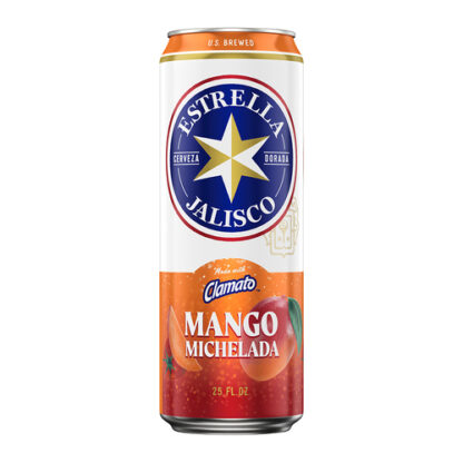 Zoom to enlarge the Estrella Jalisco Mango Michelada • 25oz Can