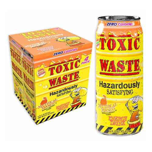 Zoom to enlarge the Toxic Waste Energy Drink &bull; Seismic Strawberry Kiwi 4pk