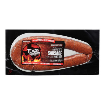 Zoom to enlarge the Texas Smokehouse Sausage Link • Smoked