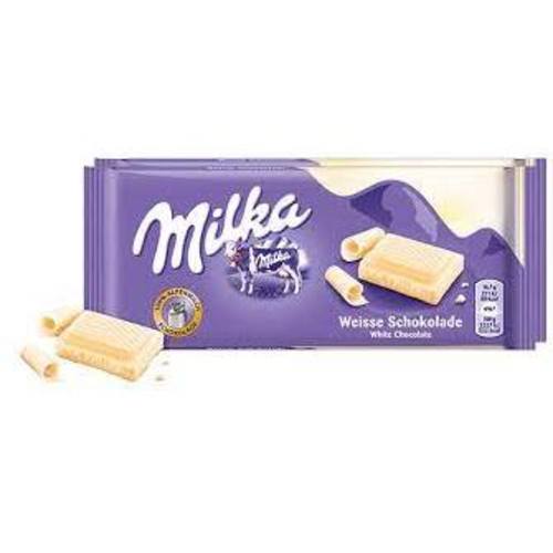 Zoom to enlarge the Milka Chocolate Bar &bull; White