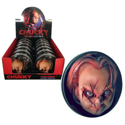 Zoom to enlarge the Holiday • Childs Play Chucky Wanna Play Tin