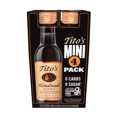 Zoom to enlarge the Tito’s Handmade Vodka 4pk-50ml