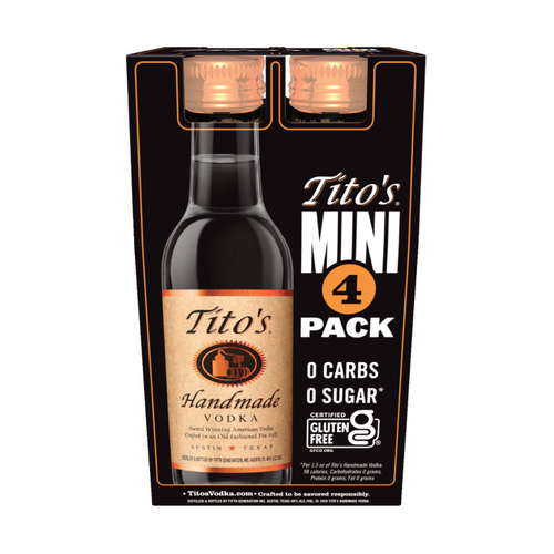 Zoom to enlarge the Tito’s Handmade Vodka 4pk-50ml