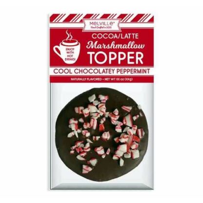 Zoom to enlarge the Holiday • Melville Mallow Topper Dark Chocolate With Peppermint