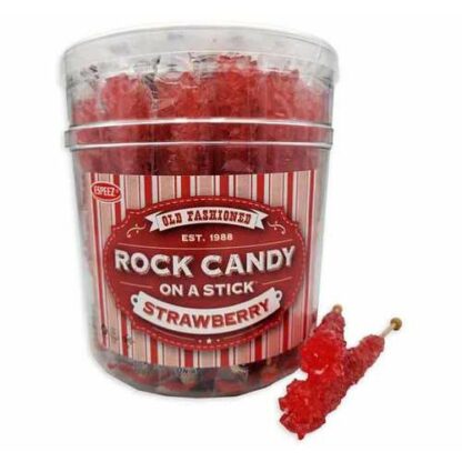 Zoom to enlarge the Rock Candy Strawberry Flavored On A Stick