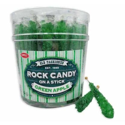 Zoom to enlarge the Rock Green Apple Candy On A Stick