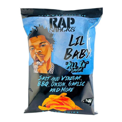 Zoom to enlarge the Rap Snacks • Potato Chips Lil Baby Salt & Vinegar