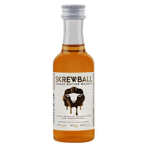 Zoom to enlarge the Skrewball Peanut Butter Whiskey • 50ml (Each)