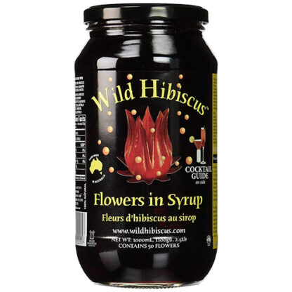 Zoom to enlarge the Wild Hibiscus Flowers In Syrup 2.5 Lb Jar 50ct.