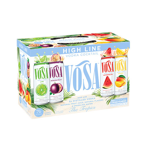 Zoom to enlarge the Vosa Vodka Cocktails &bull; High Line Variety Pack 8pk